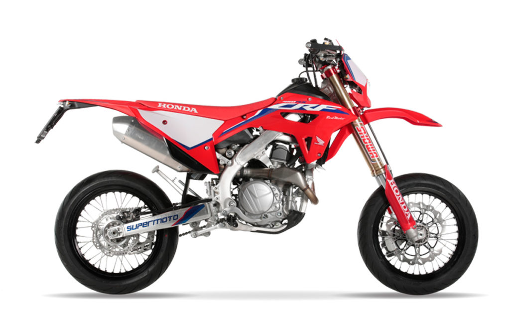 Honda Red Moto CRF 450 RX Supermoto 2021