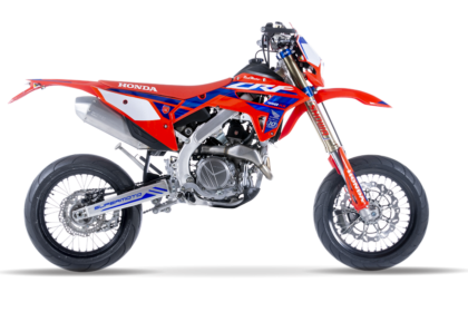 Honda Red Moto CRF 450 RX Supermoto 2024