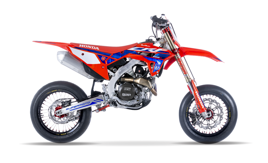 Honda Red Moto Supermoto CRF 450R SMT 2024