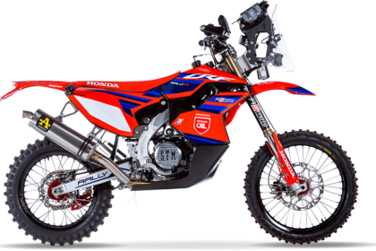 Honda Red Moto CRF 450 Rally RX 2024