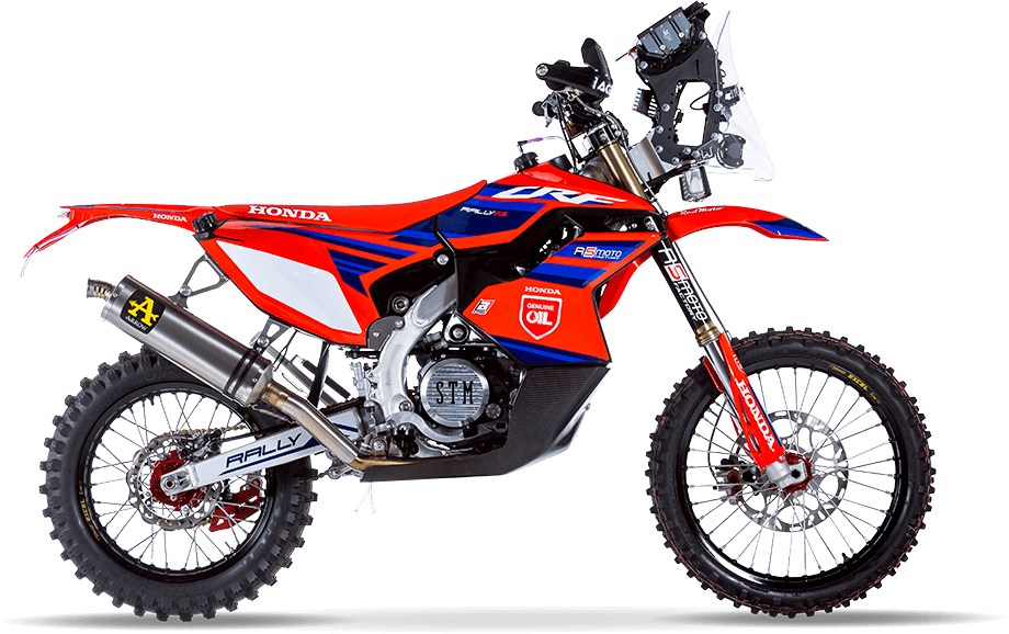 Honda Red Moto CRF 450 Rally RX 2024